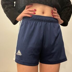 Adidas Women's Dark Blue Athletic Shorts